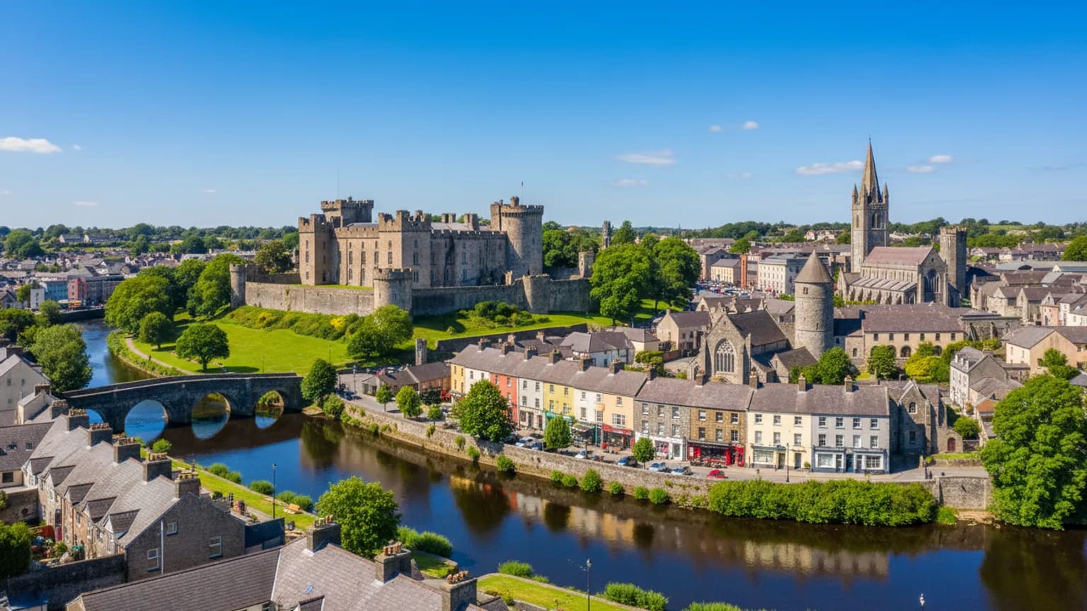 Vue panoramique de Kilkenny