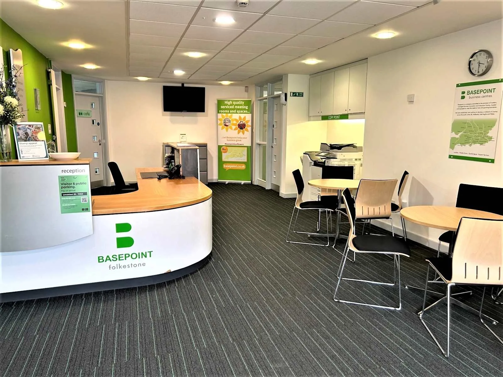 Basepoint FOLKESTONE, Shearway Business Park, Réception, Folkestone