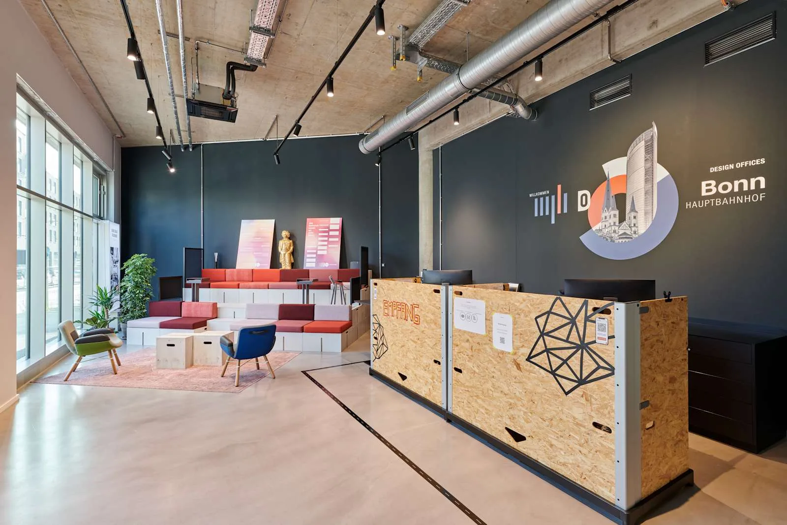 Design Offices Bonn, Design Offices, Hauptbahnhof, Empfang, Bonn
