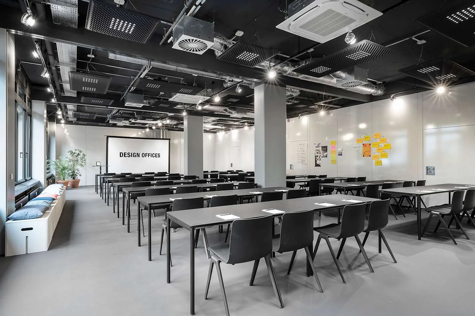 Design Offices Frankfurt, Design Offices, Wiesenhüttenplatz, Training room, Frankfurt am Main