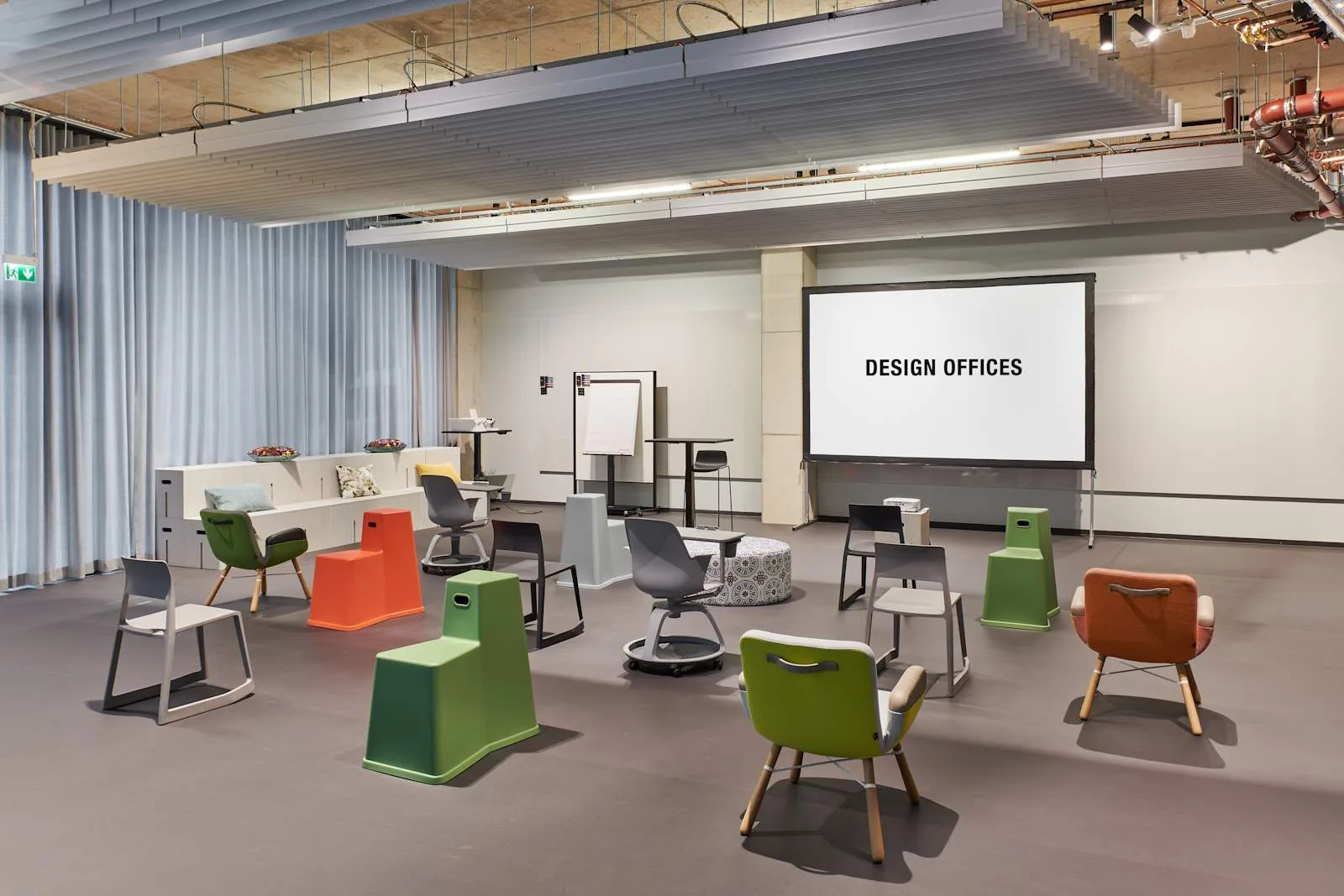Design Offices Köln, Design Offices, Schanzenstraße, Training room for 15 people, Cologne