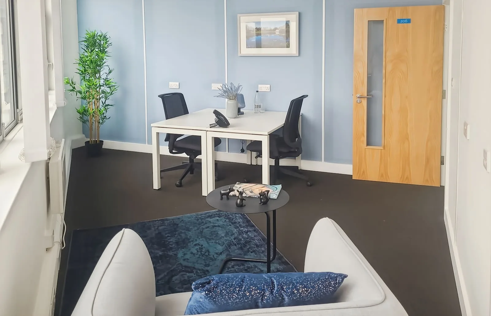 HQ Birkenhead, Atlantic House, Private office, 2 desks, Birkenhead