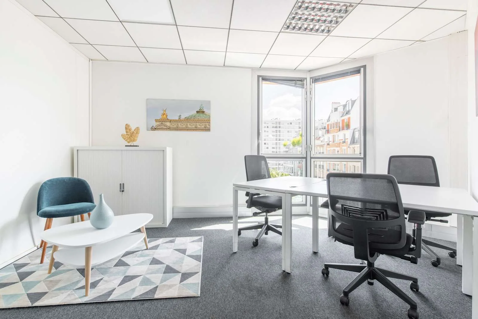 HQ LEVALLOIS-PERRET, Anatole France, Private office, 3 desks, Levallois-Perret
