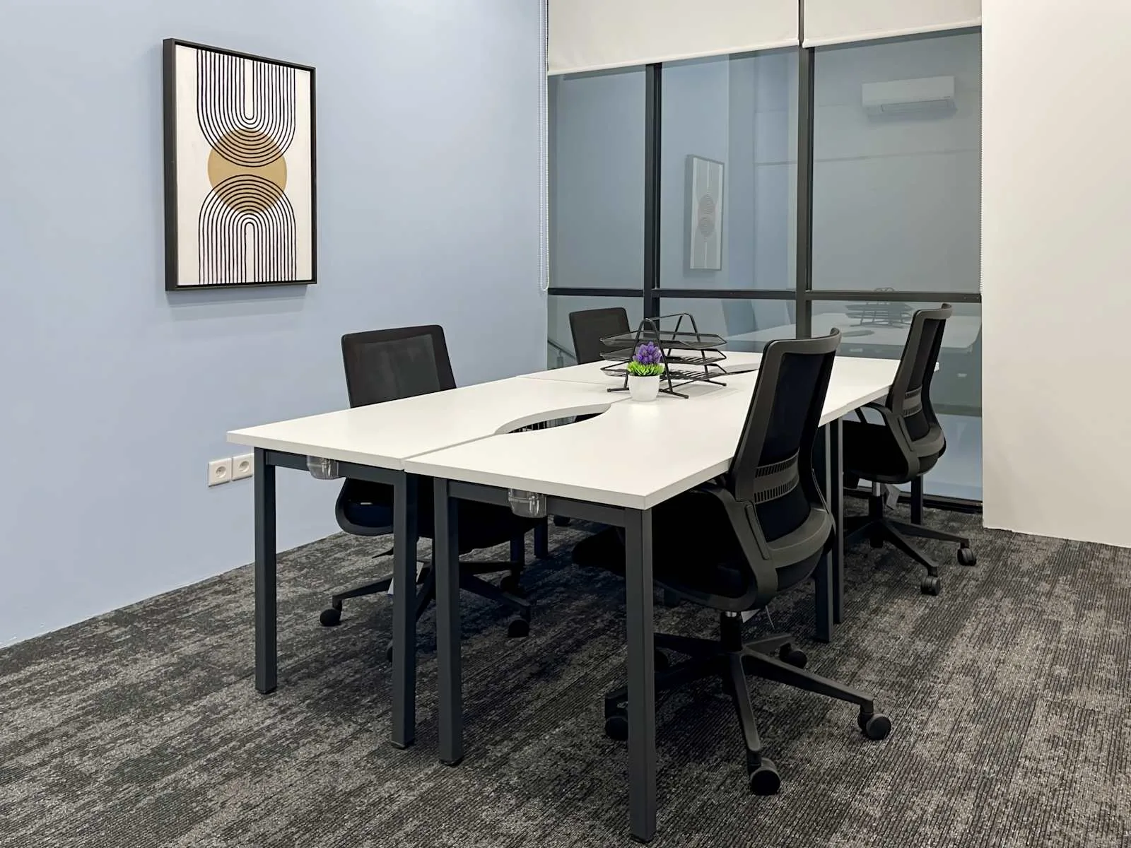 HQ Makassar, Delft Apartment, Private office, 4 desks, Makassar