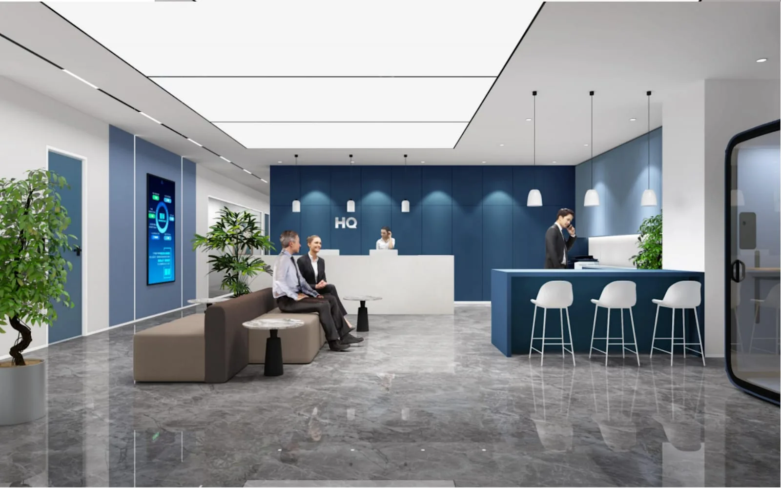 HQ Shanghai, 128 Plaza、前台、上海市