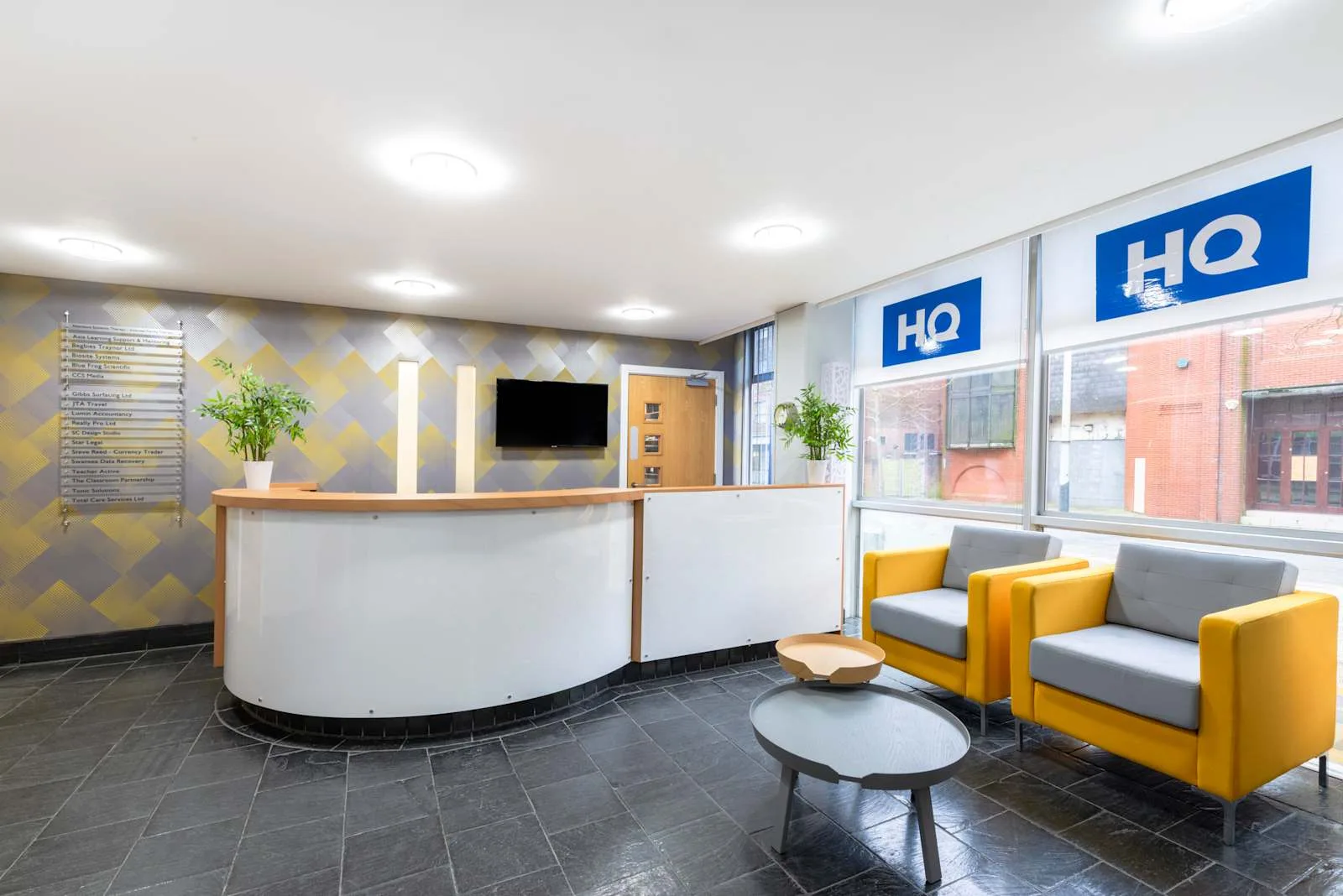 HQ SWANSEA, HQ Princess Way, Reception, Swansea