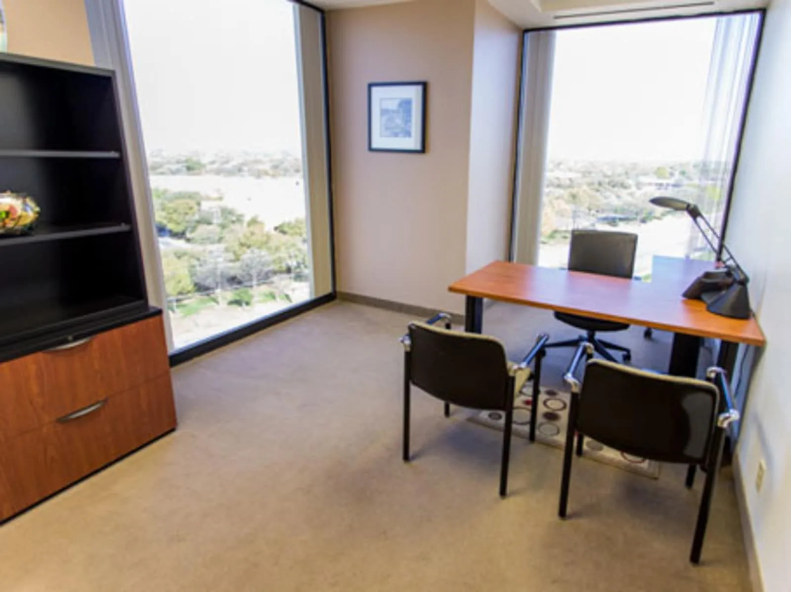 HQ TX, Dallas North - Dominion Plaza, Private office, 1 desk, Addison, TX
