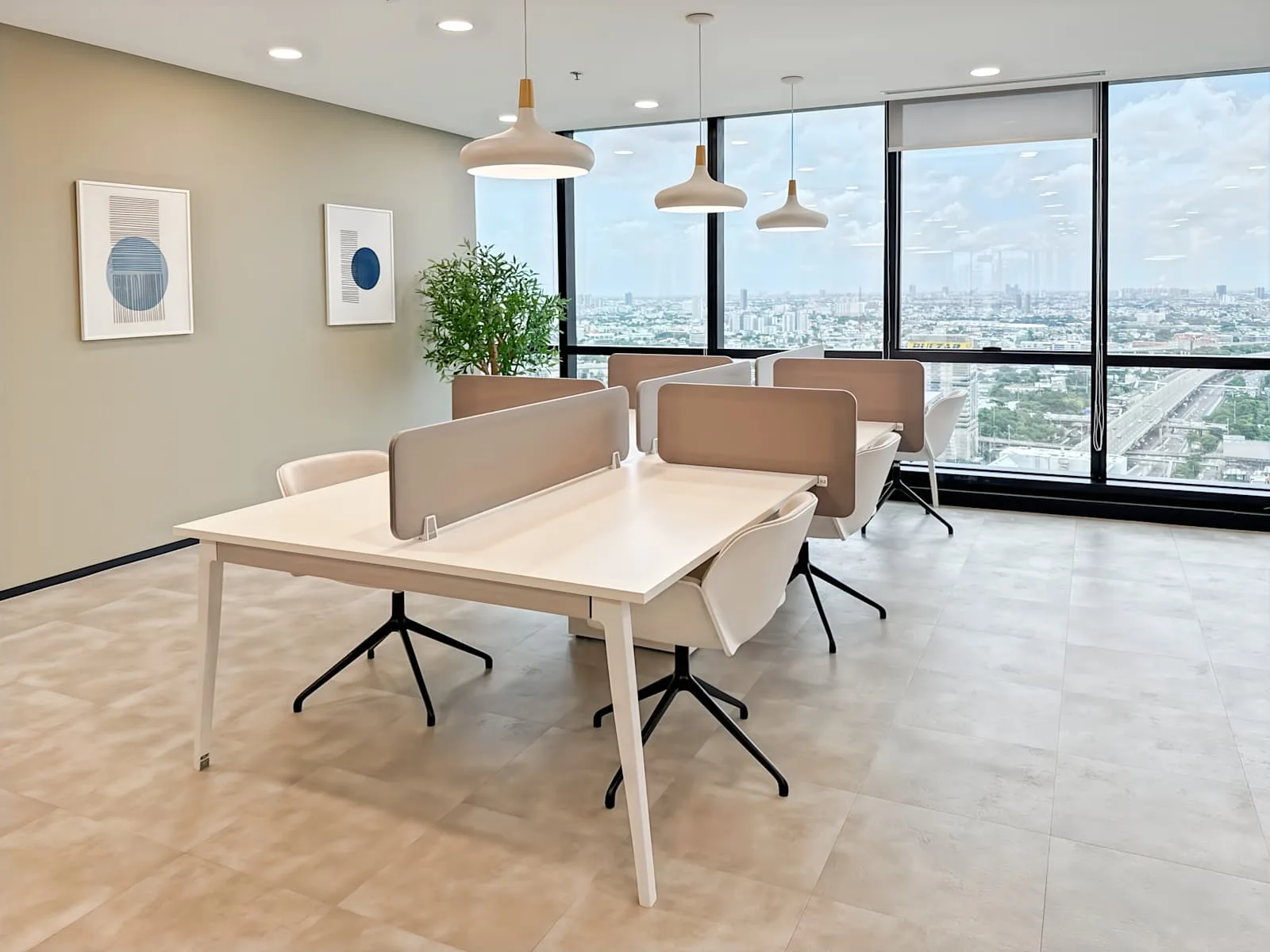 Regus Bangkok, Shinawatra Tower 3, Open-plan office, Bangkok