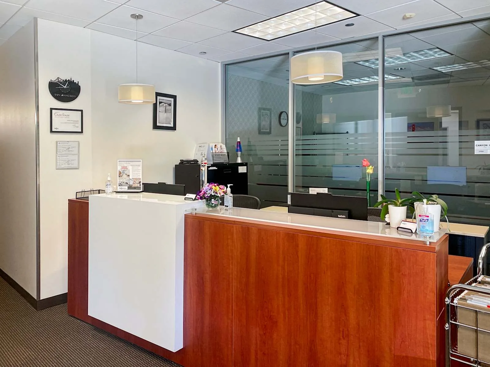 Regus CA, San Ramon - Crow Canyon Plaza (HQ), Reception, San Ramon, CA