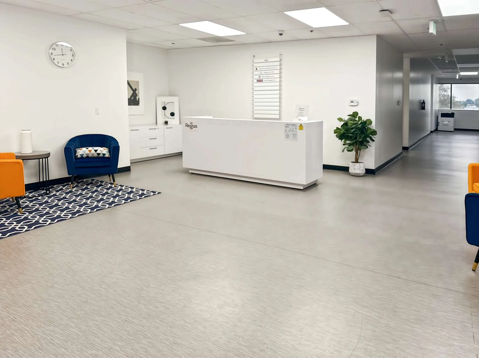 Regus CA, Santa Ana - W Civic Center Dr, Reception, Santa Ana, CA