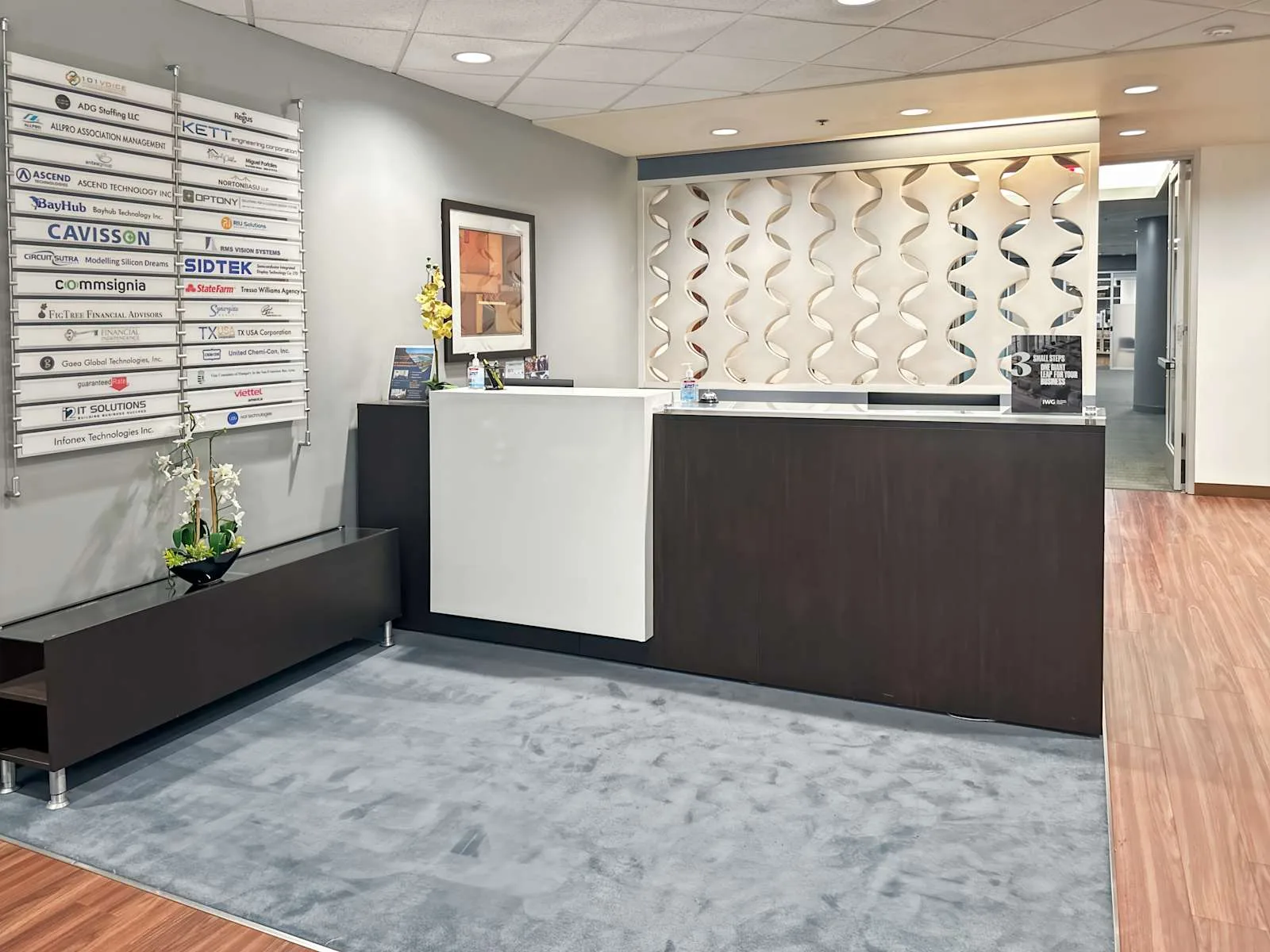 Regus CA, Santa Clara - Techmart Center, Reception, Santa Clara, CA