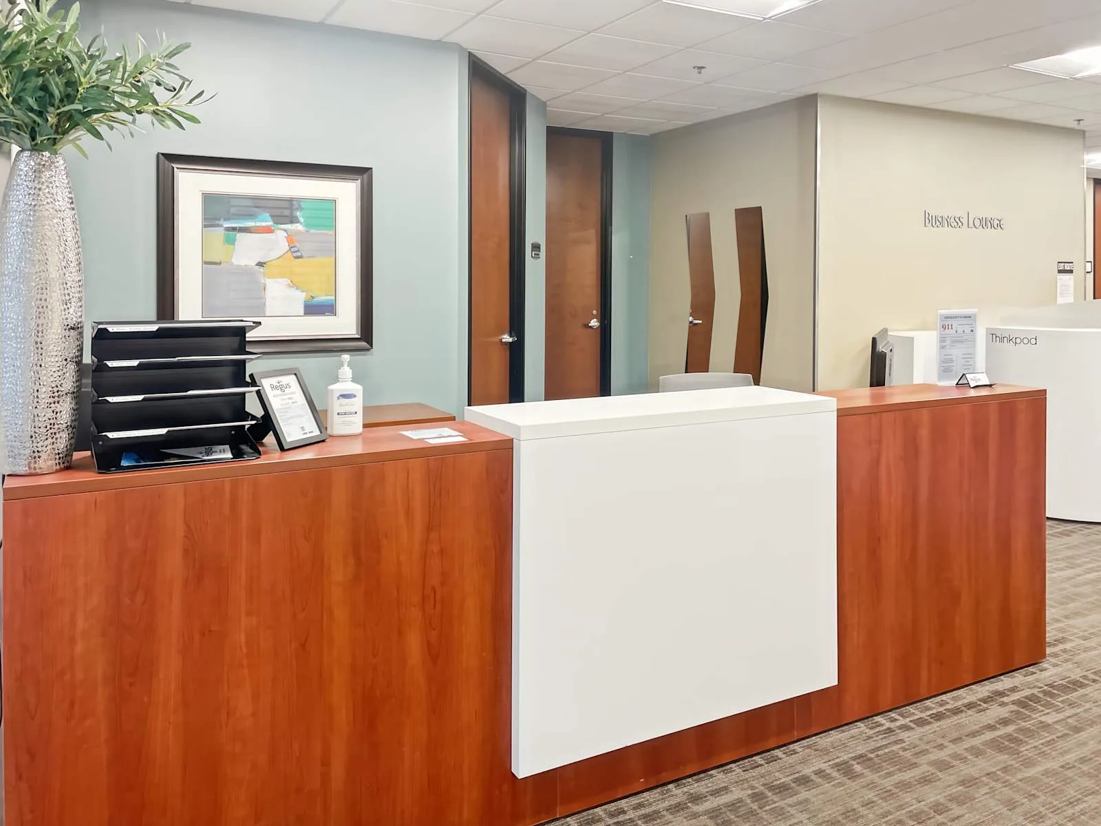 Regus CA, Santa Rosa - Fountaingrove Center, Reception, Santa Rosa, CA