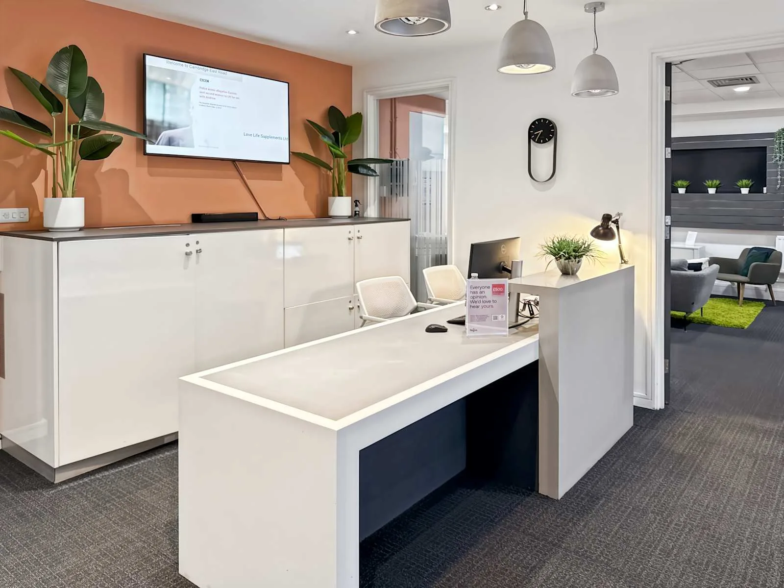 Regus CAMBRIDGE, East Road, Reception, Cambridge