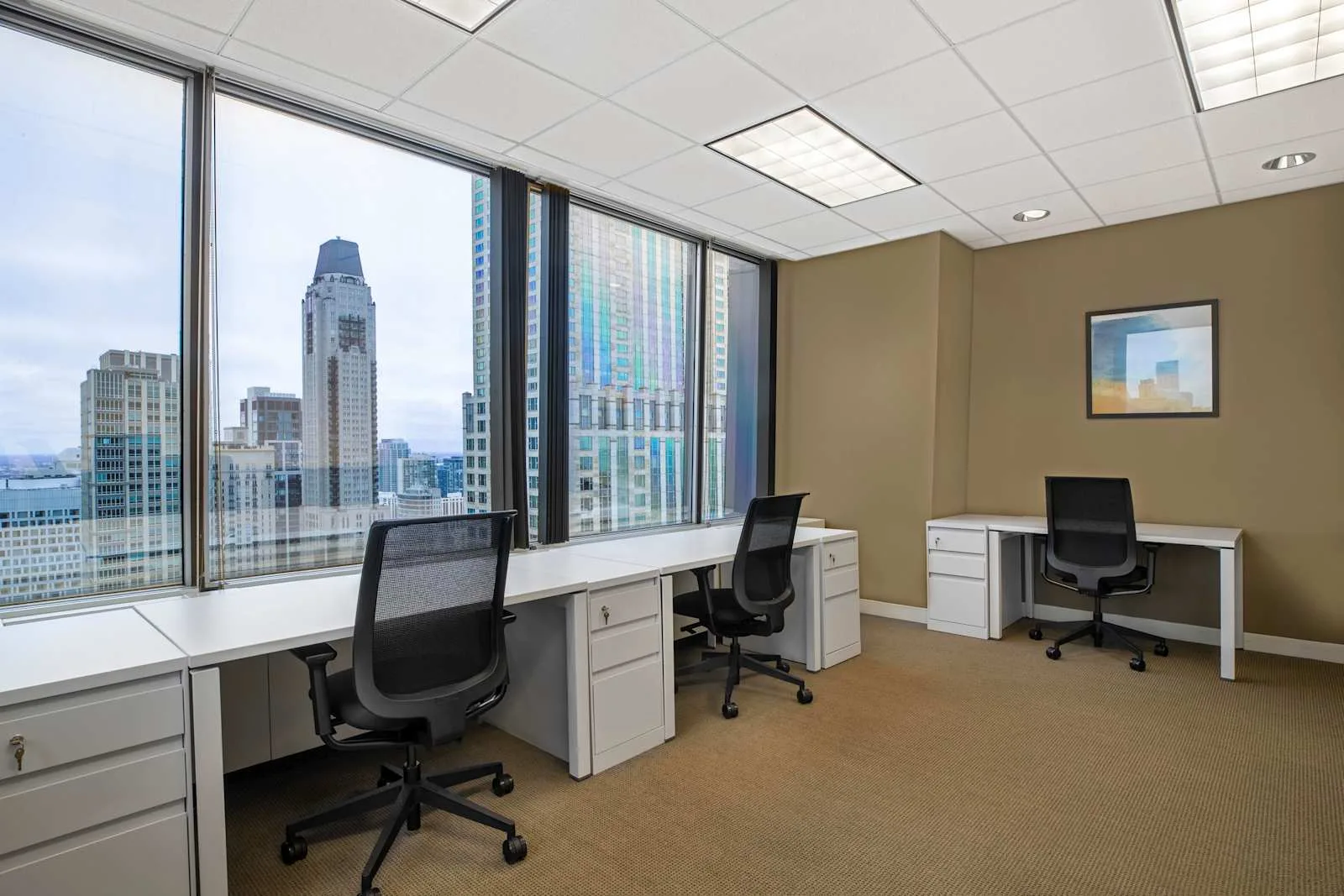 Regus IL, Chicago - John Hancock Center, Private office, 3 desks, Chicago, IL