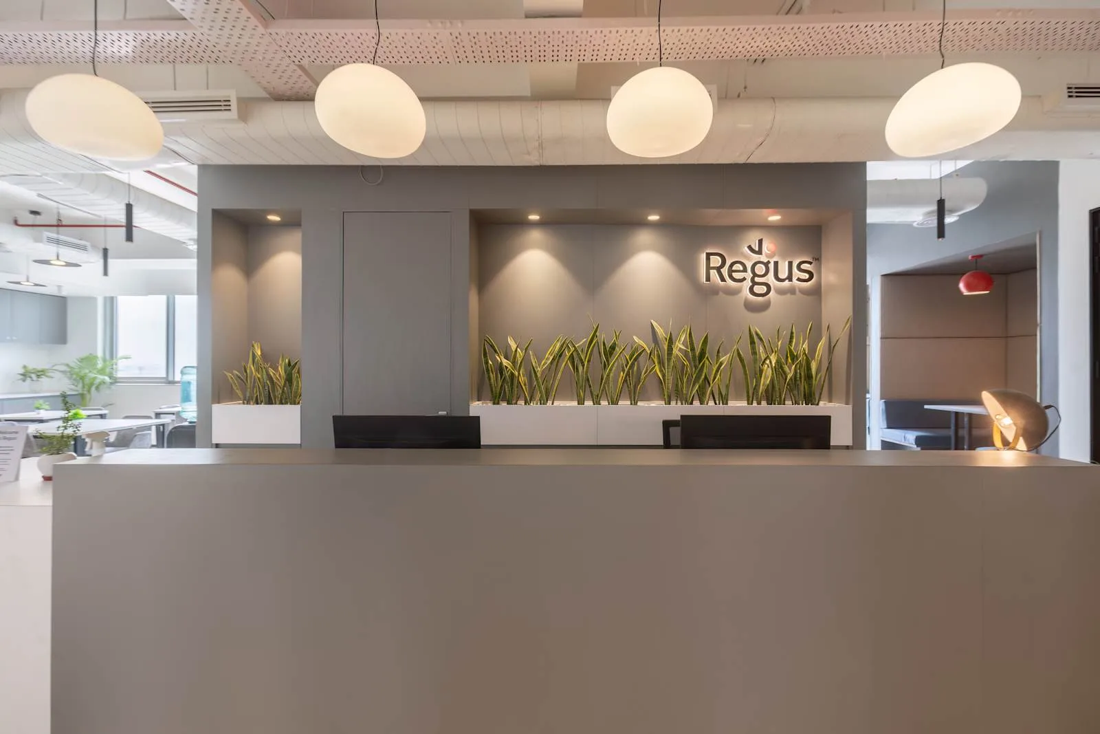 Regus Delhi, The Address, Reception, Noida