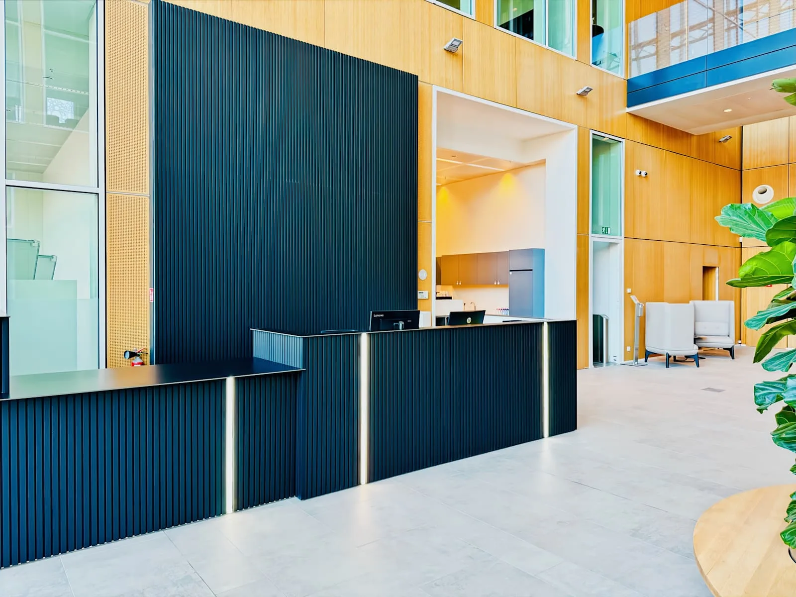 Regus Docks Bruxsel, Reception, Brussels