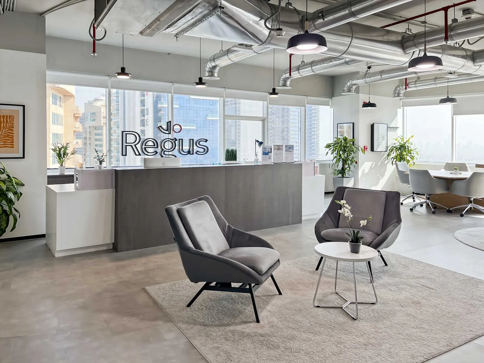 Regus Dubai, HDS Tower، الاستقبال، مدينة دبي للإعلام