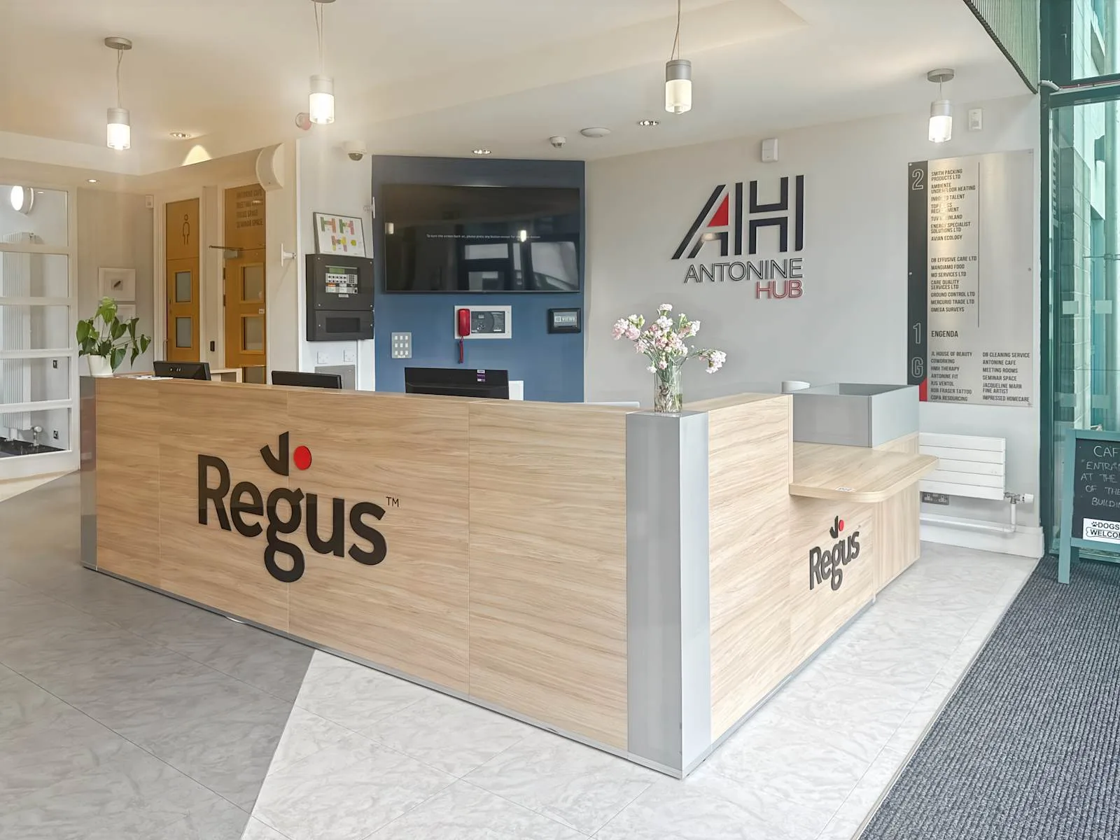 Regus Falkirk, Antonine Hub, Reception, Falkirk