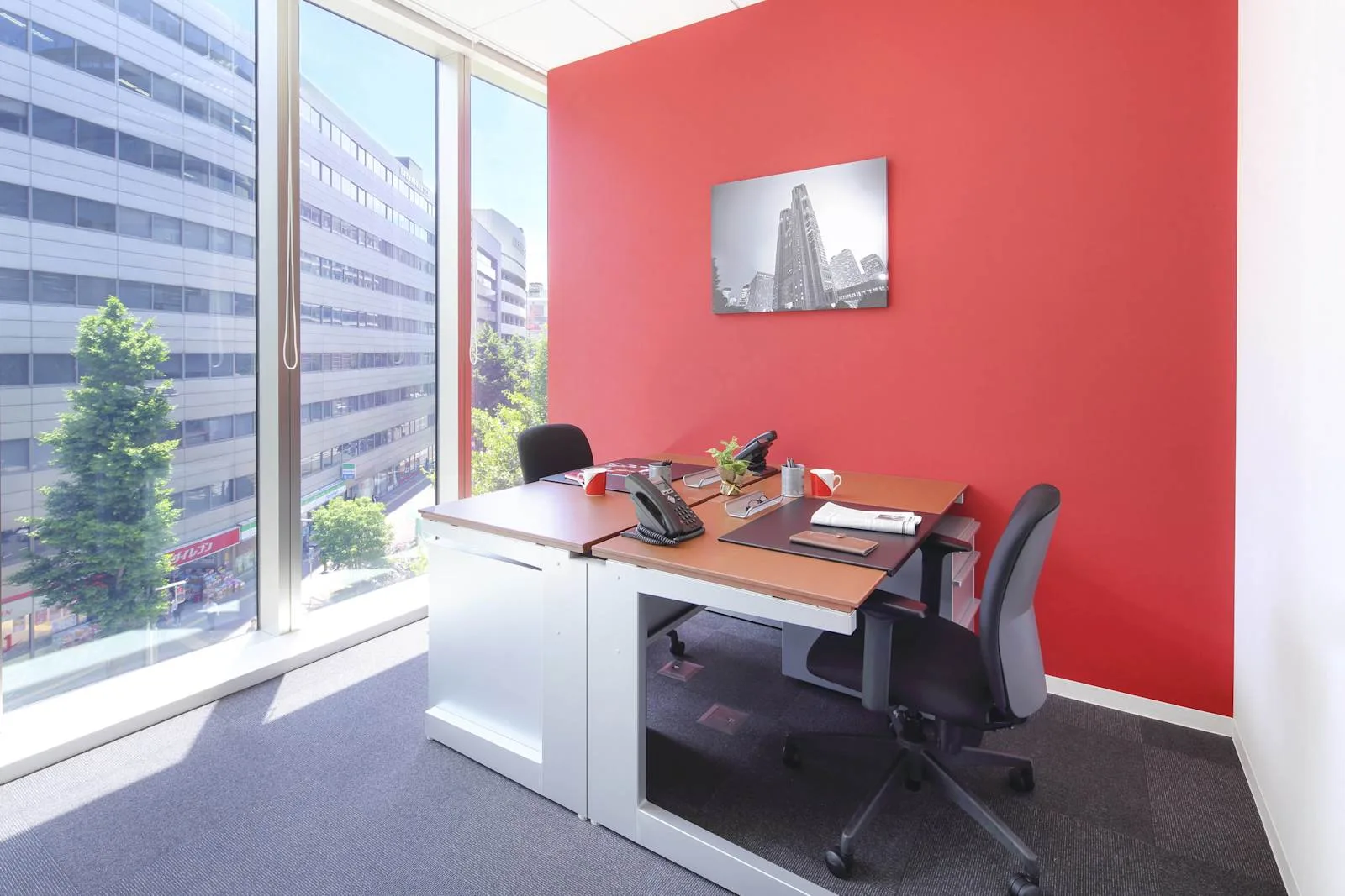 Regus FUKUOKA, JR JP Hakata Building, Private office, 2 desks, Fukuoka