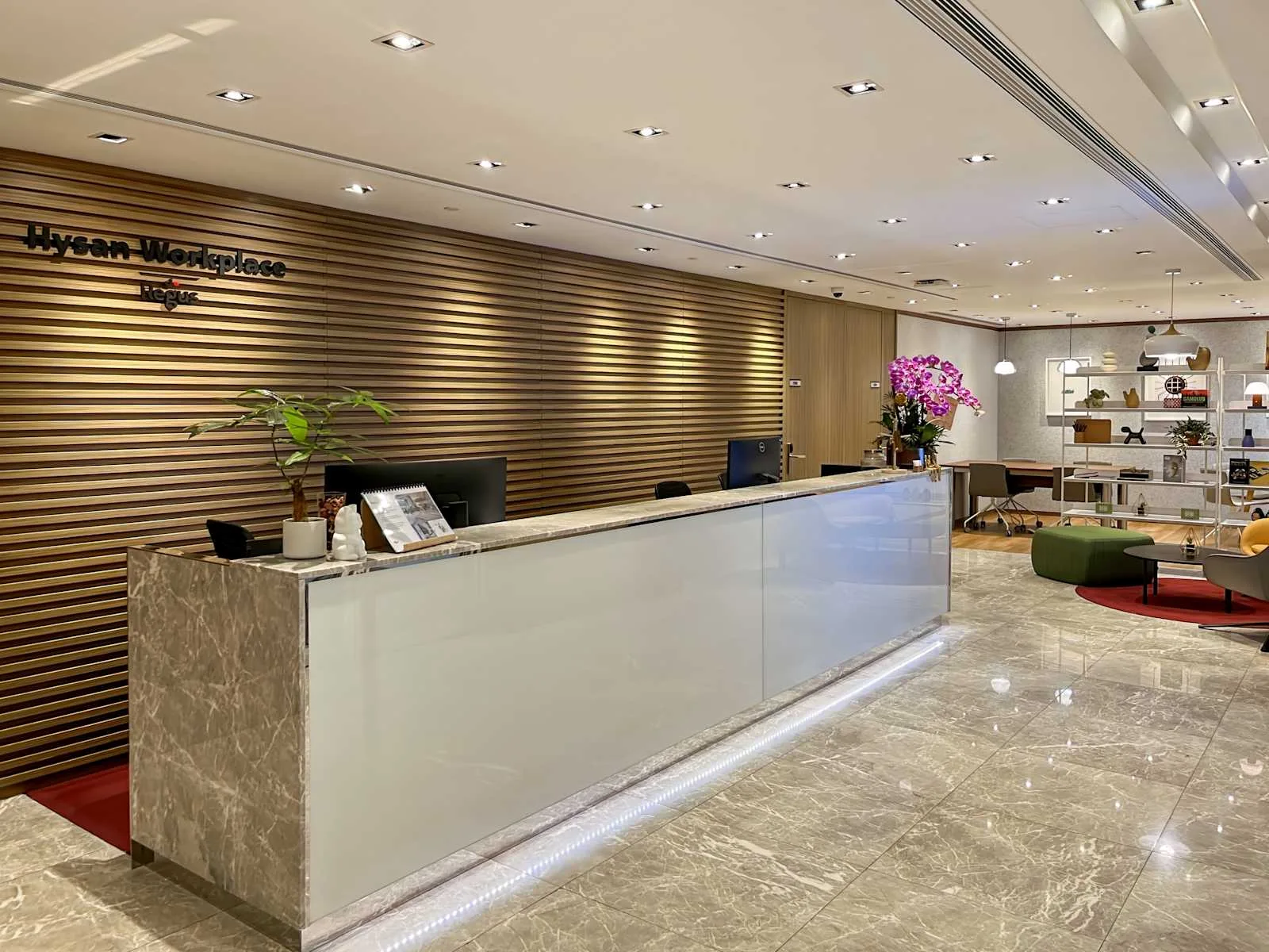 Regus Hong Kong, Lee Garden One, Reception, Hong Kong