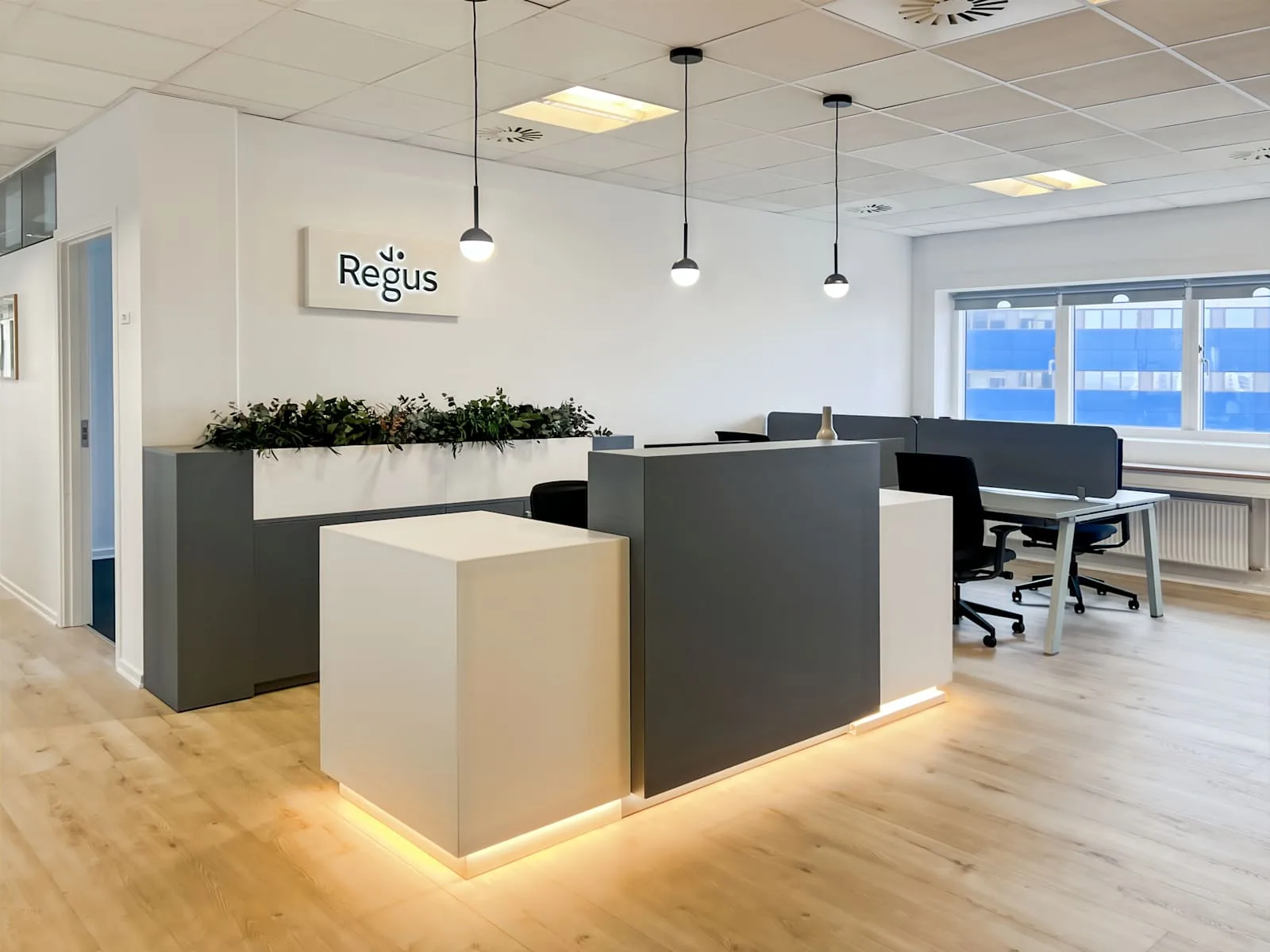 Regus Horsens, Holmboes Alle 1, Reception, Horsens