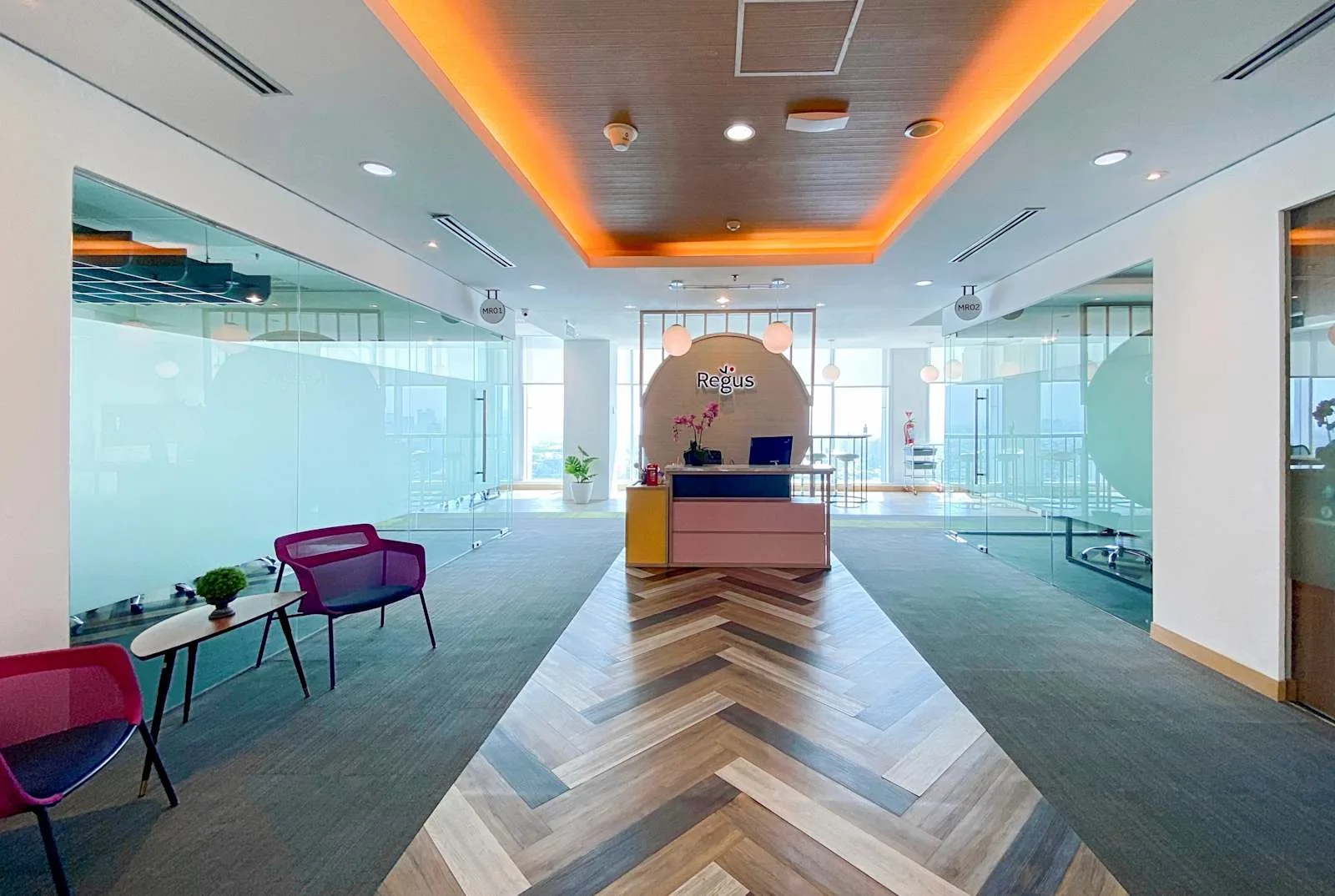 Regus Jakarta, Menara Palma Simatupang, Resepsionis, Jakarta