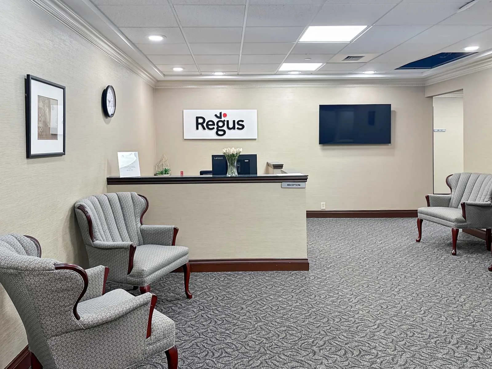 Regus MA, Worcester - 370 Main Street, Reception, Worcester, MA