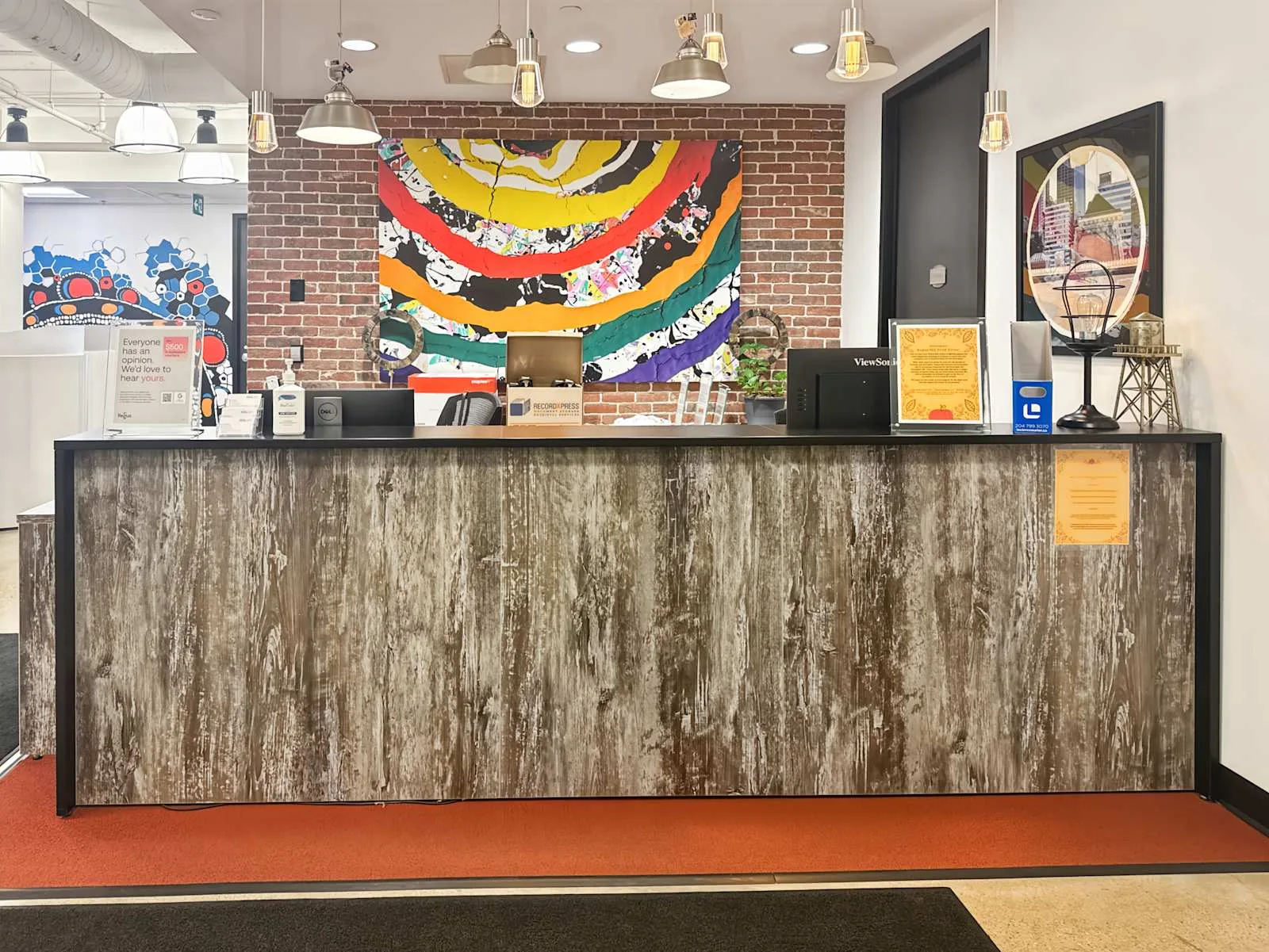 Regus MB, Winnipeg - St. Mary, Reception, Winnipeg, MB