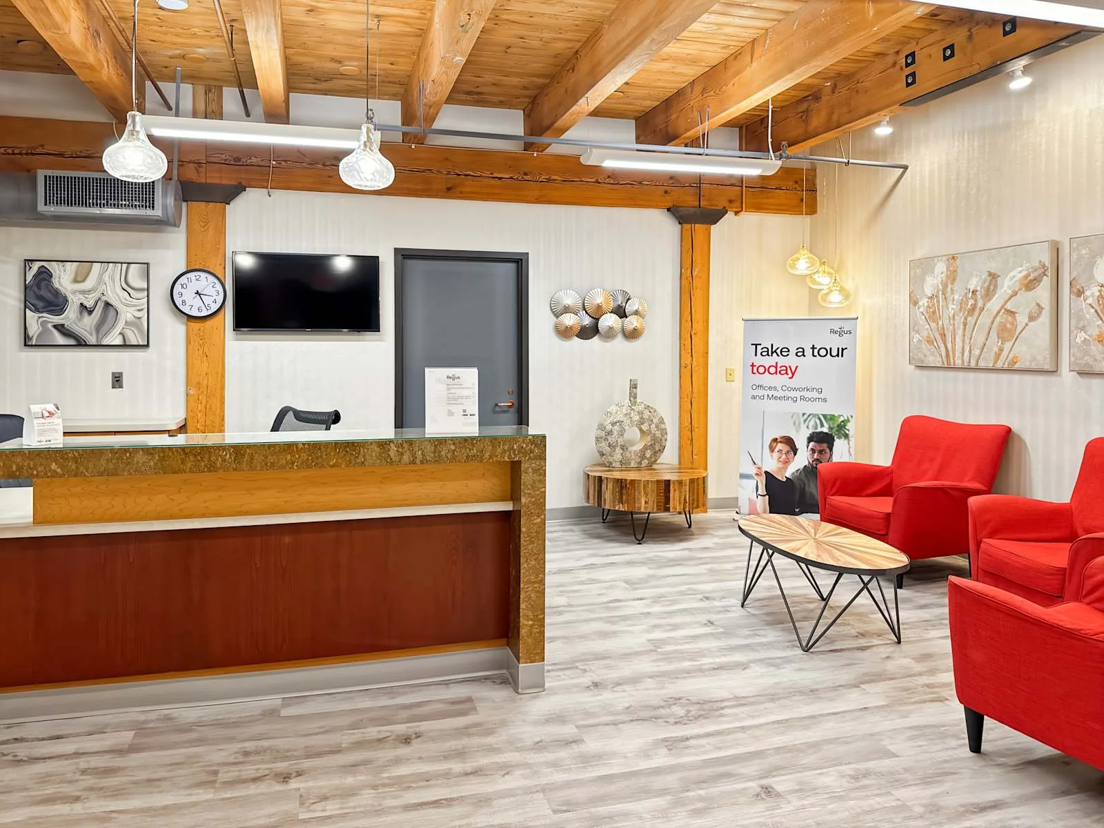 Regus MN, Minneapolis - Washington Ave, Reception, Minneapolis, MN