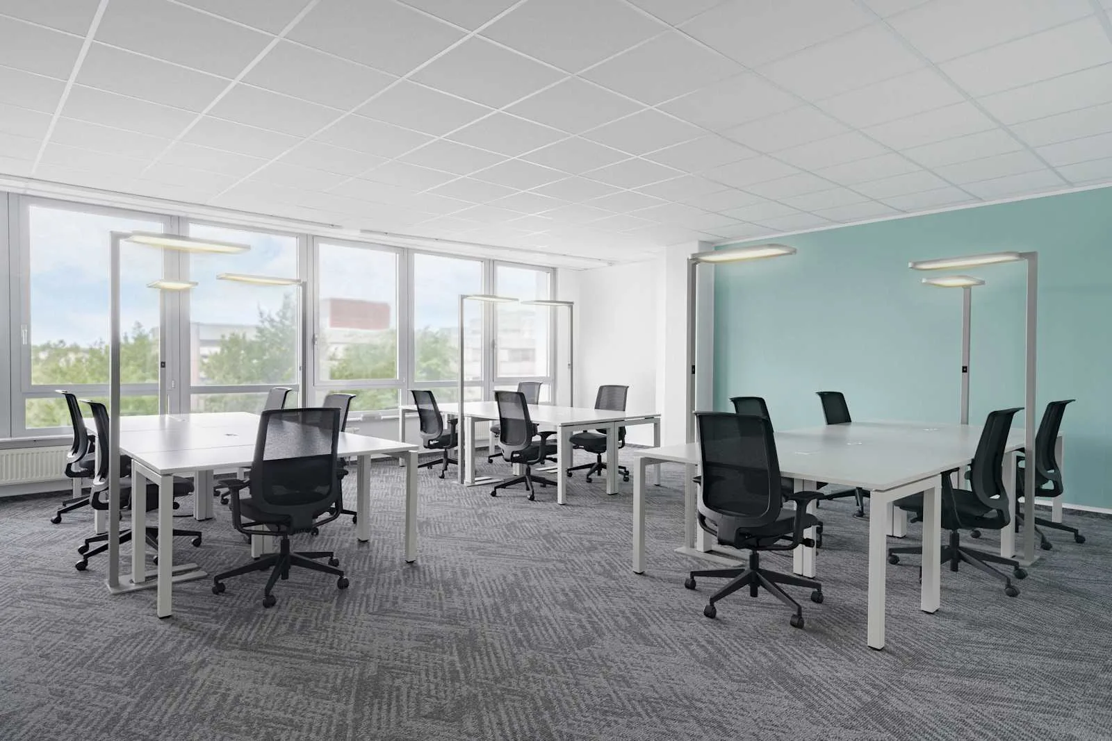 Regus NEUSS, Hammfelddamm, Open-plan office, Neuss