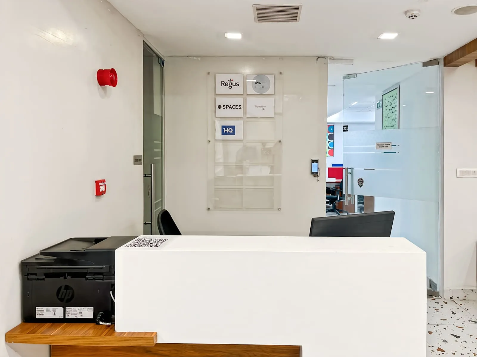 Regus Noida, Aykon Tower, स्वागत कक्ष, नोएडा