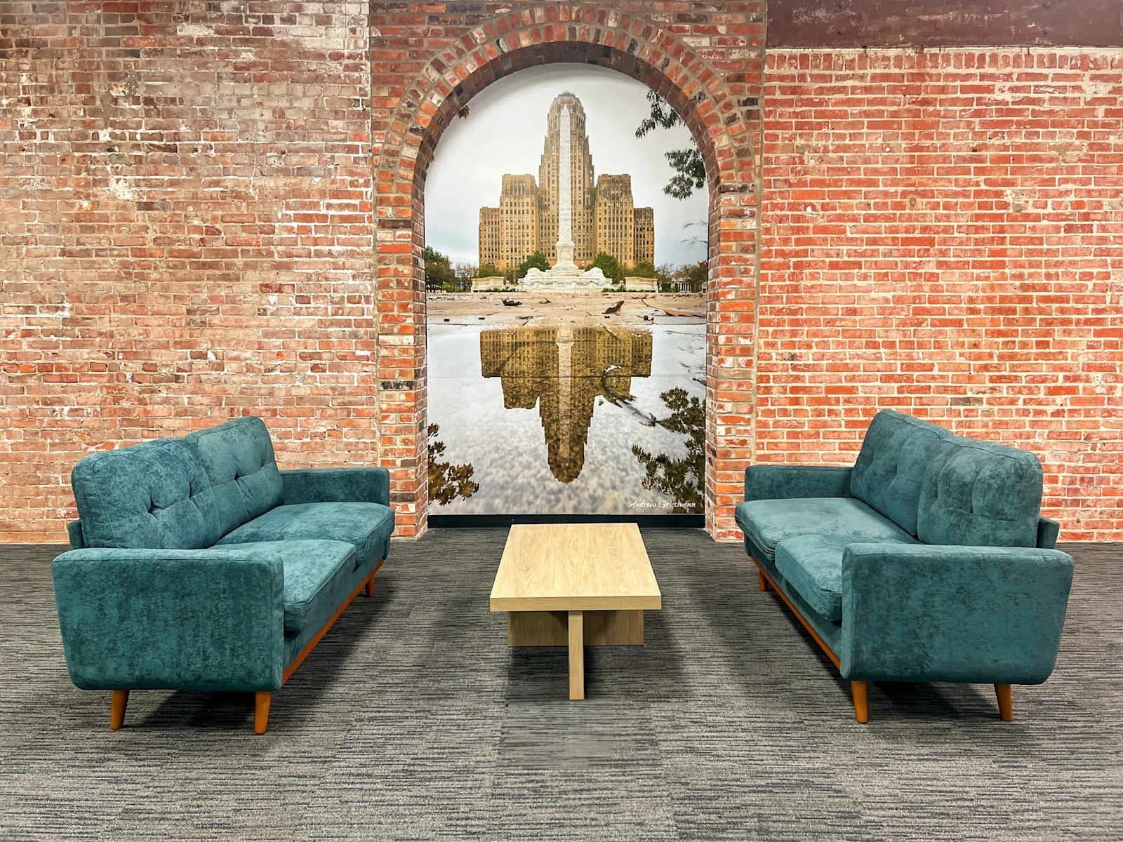 Regus NY, Buffalo - Washington Street, Lounge, Buffalo, NY