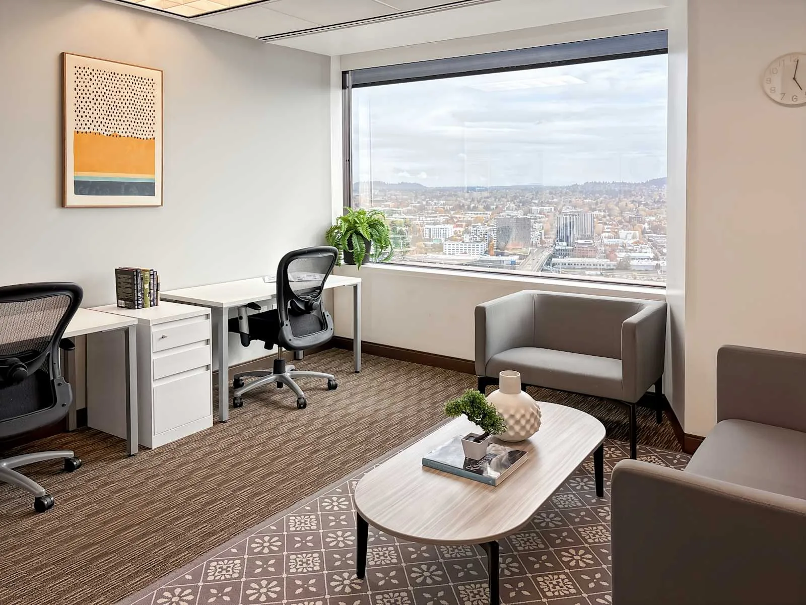 Regus OR, Portland - US Bancorp Tower, Private office, 2 desks, Portland, OR