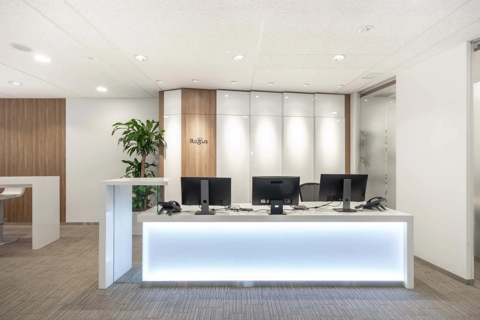 Regus OSAKA, Pacific Marks Nishi-Umeda, Reception, Osaka