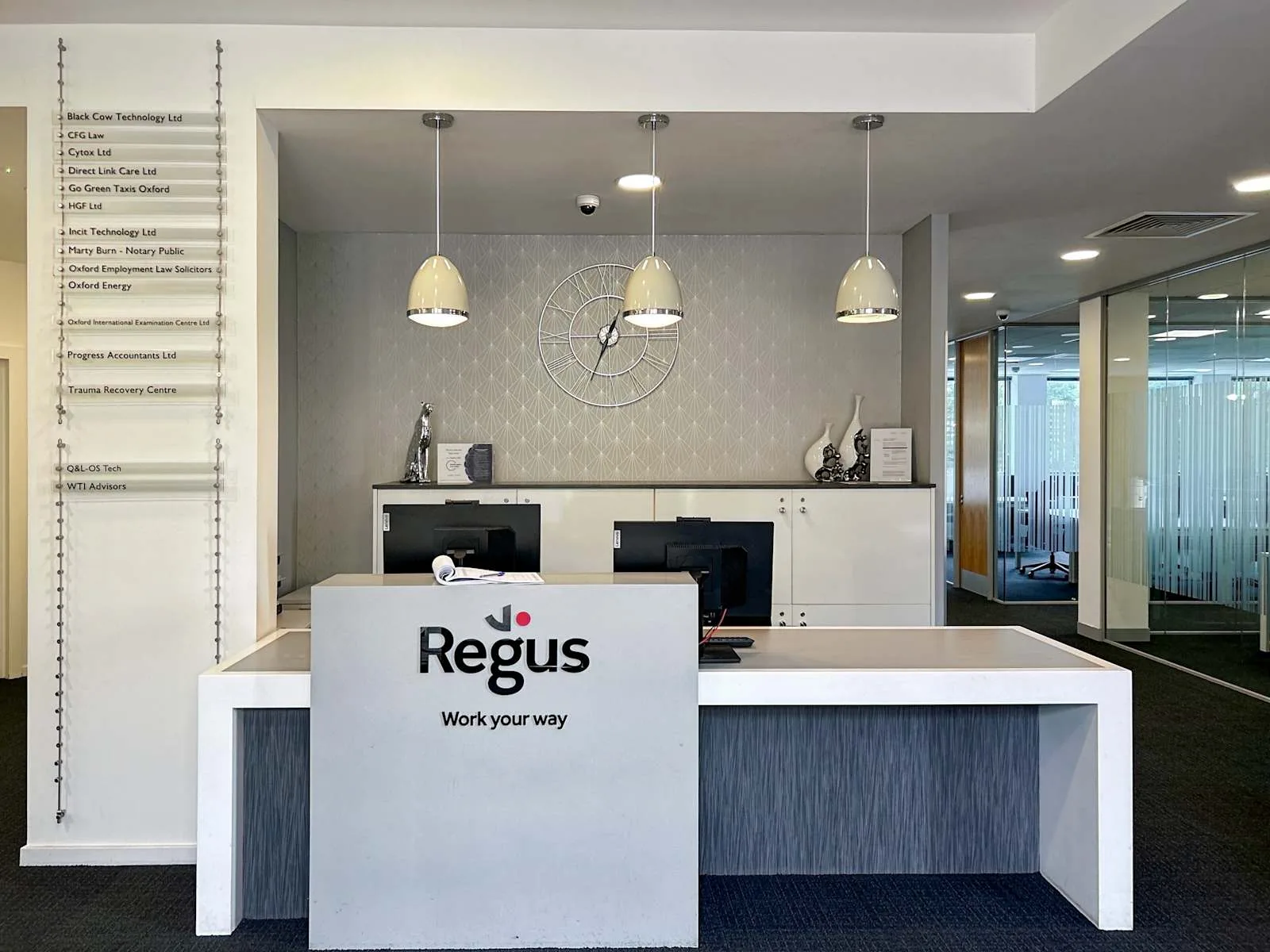 Regus OXFORD, Oxford Science, Reception, Oxford