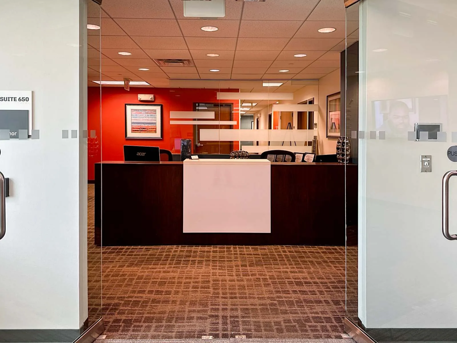 Regus PA, Radnor - Radnor Financial, Reception, Radnor, PA