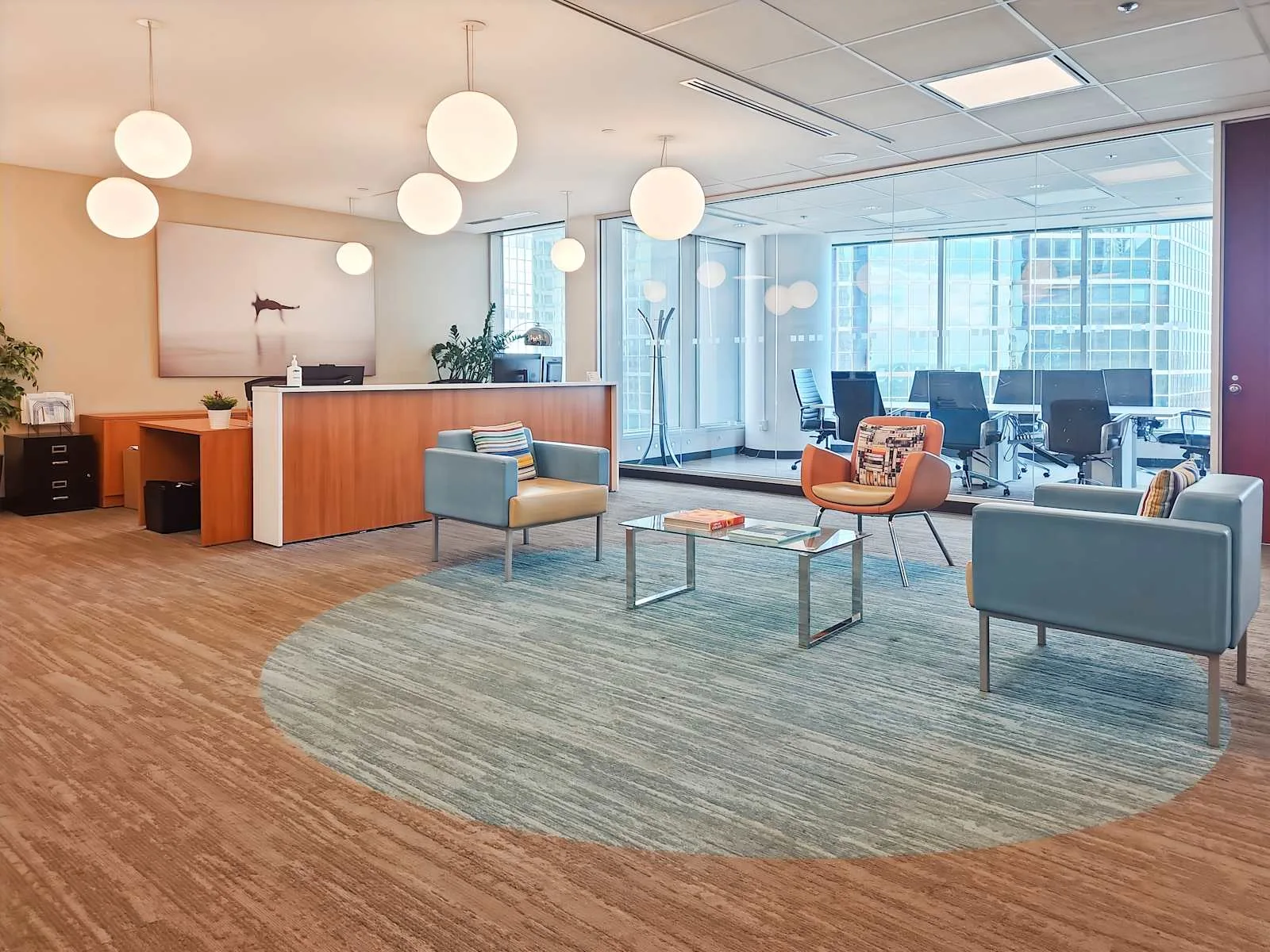 Regus QC, Montreal - Rene Levesque, Reception, Montreal, QC