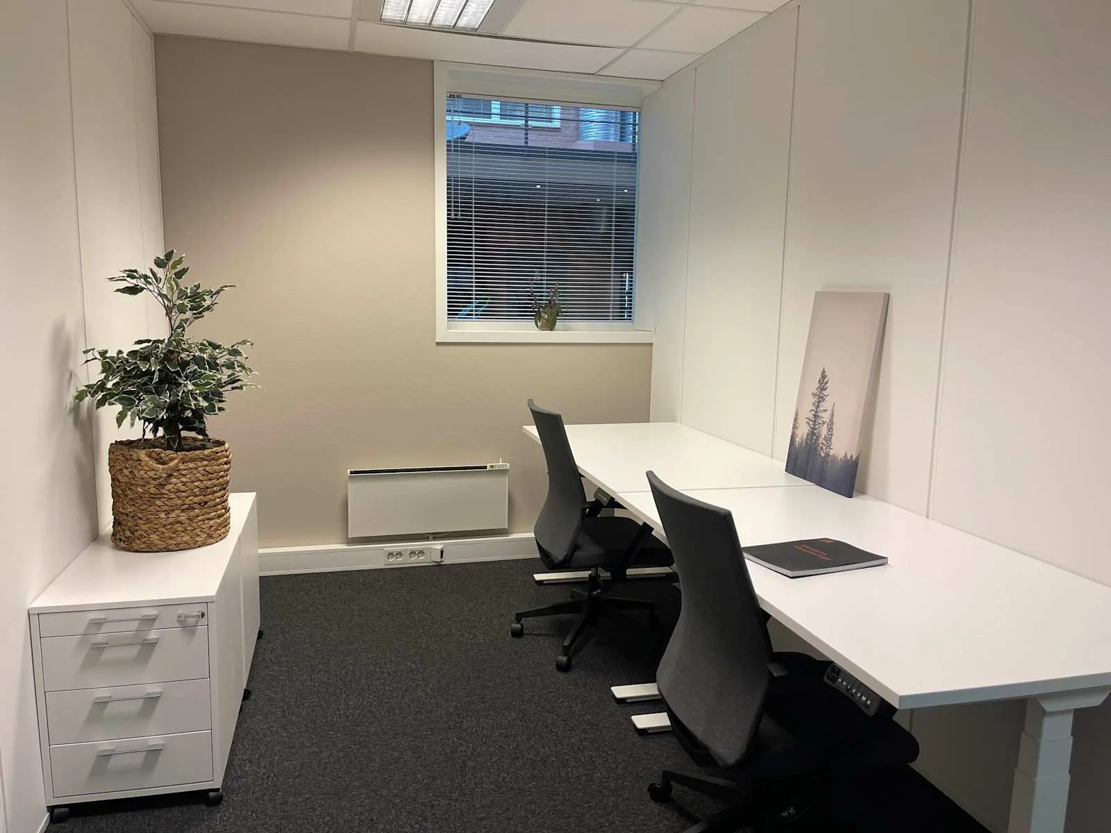 Regus Sarpsborg, Jernbanegata, Privat kontor med 2 arbeidsplasser, Sarpsborg