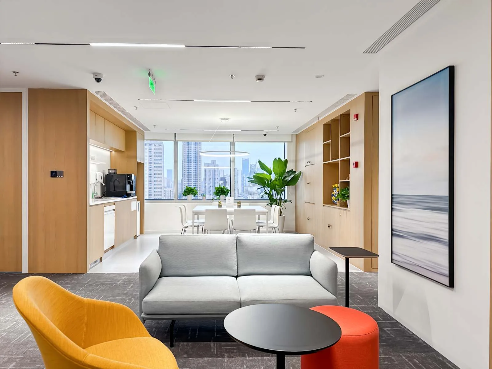 Regus Shanghai, Harbor Ring Plaza、休息区、上海市