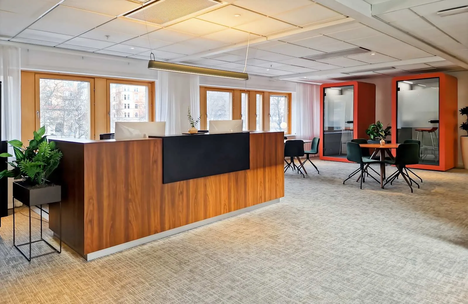 Regus Stockholm, Norra Bantorget, Reception, Stockholm