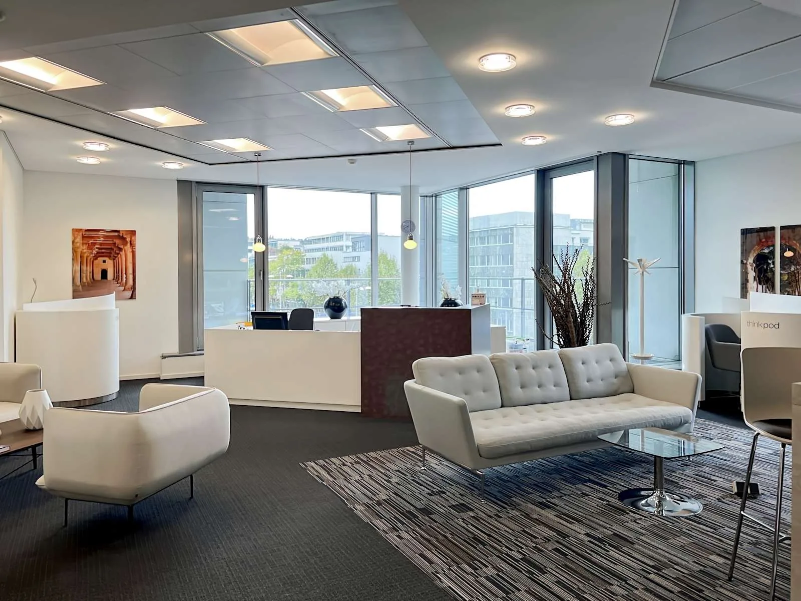 Regus STUTTGART, Stuttgart City Plaza, Empfang, Stuttgart