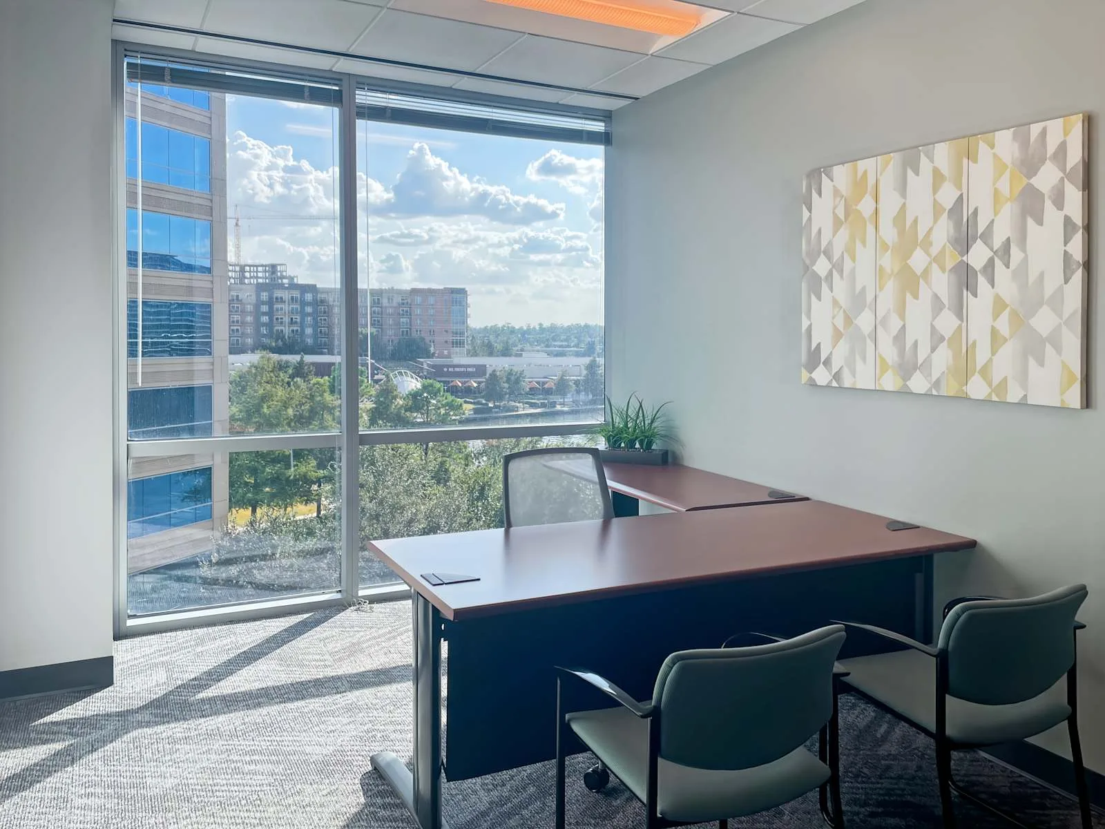 Regus TX, The Woodlands - Hughes Landing, Private office, 1 desk, The Woodlands, TX