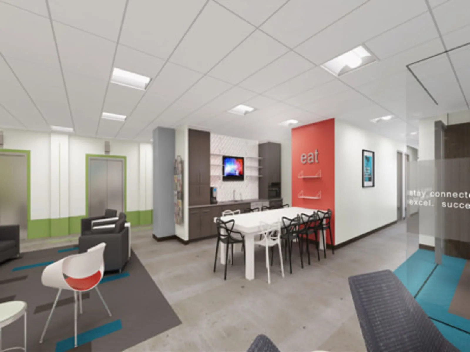 Regus WA, Seattle - Plaza 600, Cafeteria, Seattle, WA