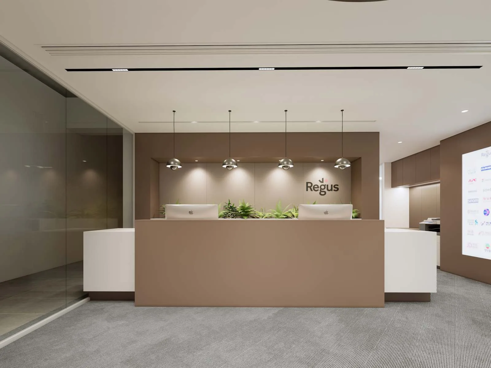 Regus Weihai, Central Green Axis、前台、Weihai