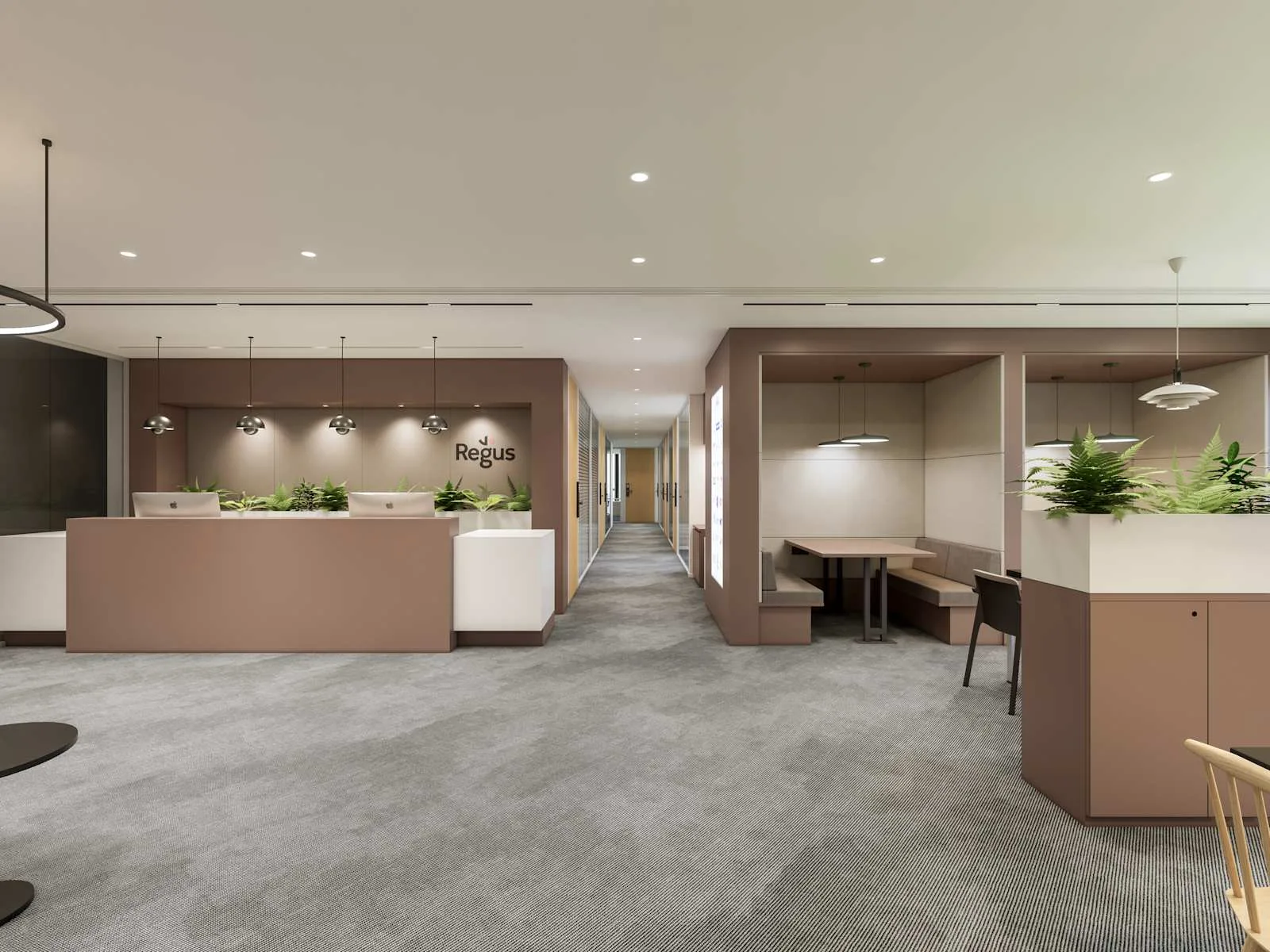 Regus Weihai, Central Green Axis、前台、Weihai