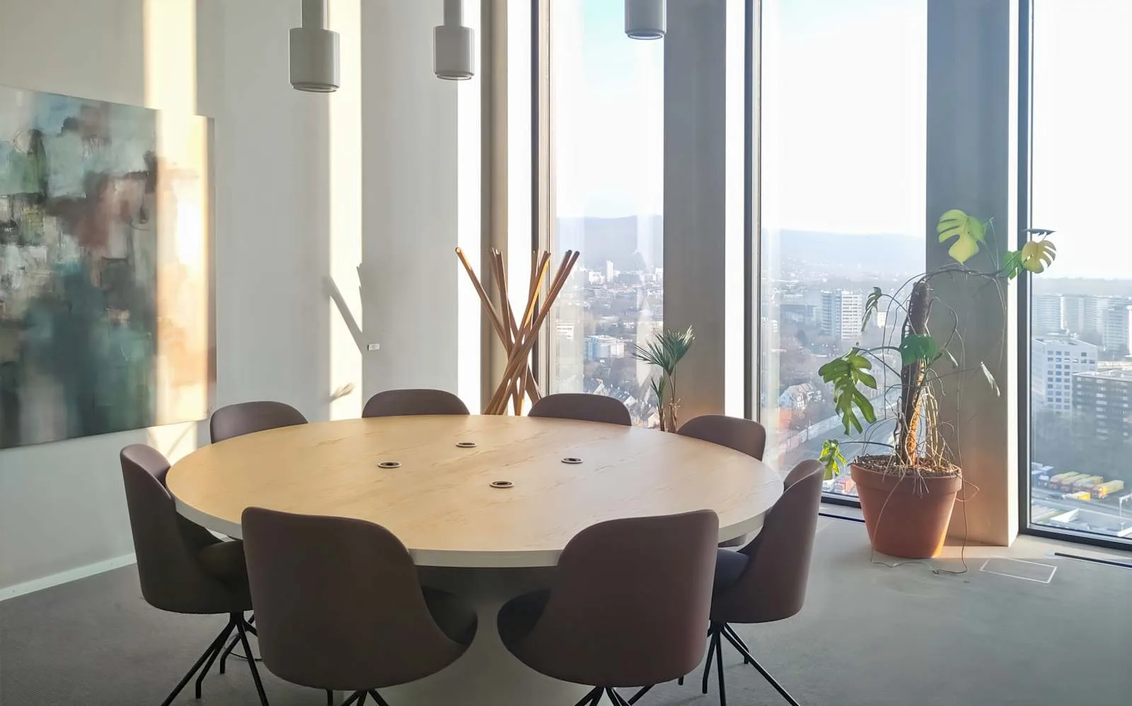 Spaces BASEL, Grosspeter Tower (Spaces), Meeting room for 8 people, Basel