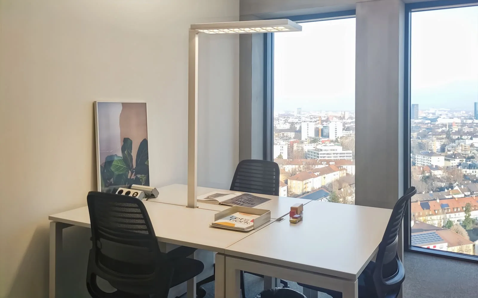 Spaces BASEL, Grosspeter Tower (Spaces), Private office, 3 desks, Basel