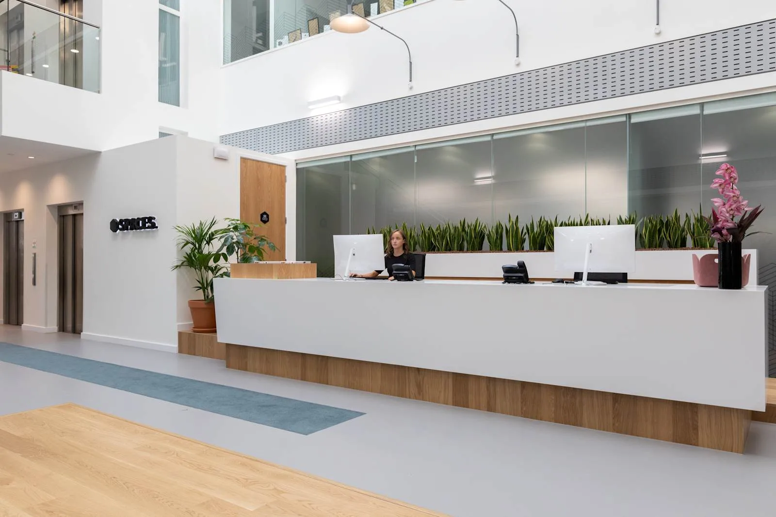 Spaces FAREHAM, Spaces Whiteley, Reception, Fareham