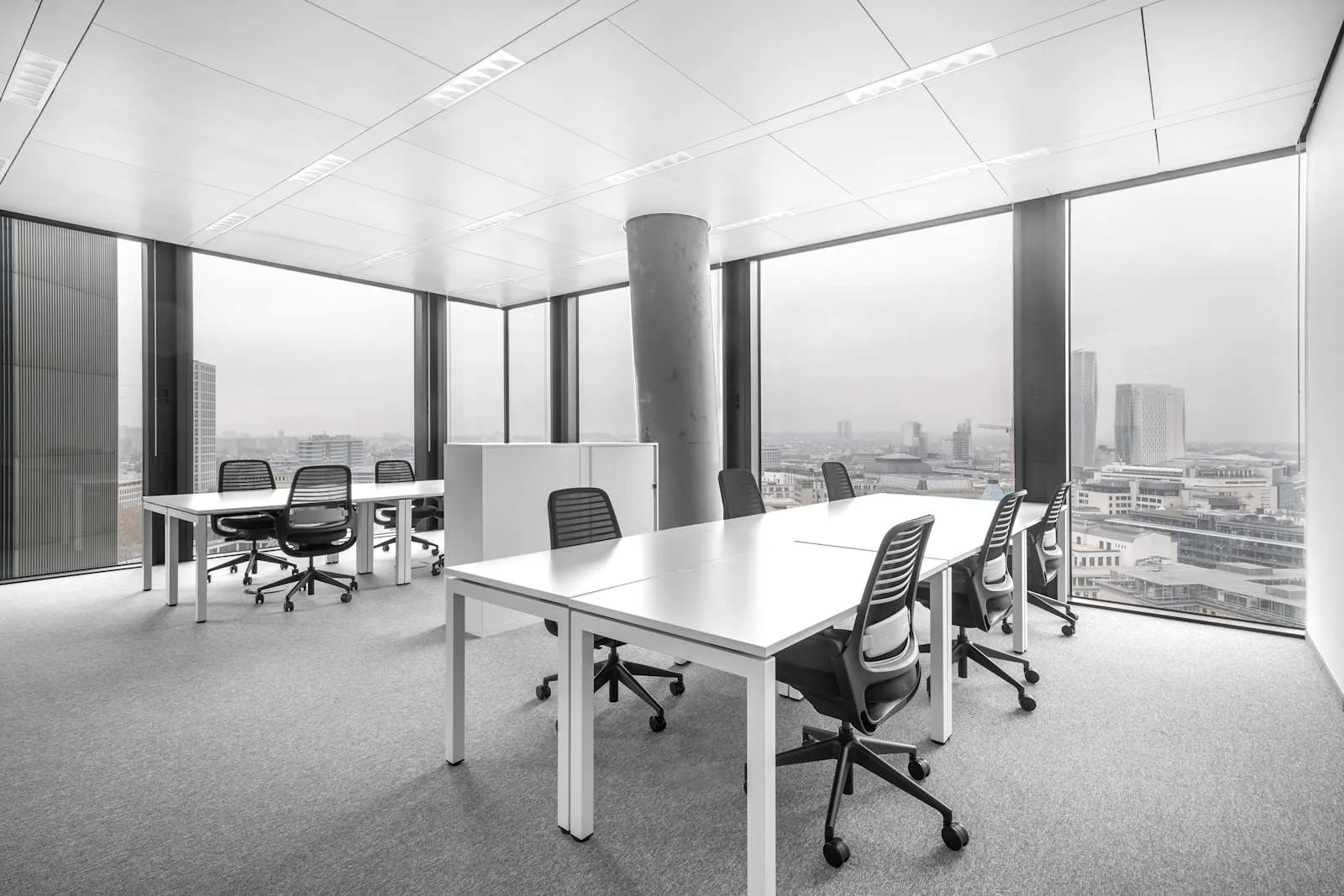 Spaces FRANKFURT, Spaces Omniturm, Open-plan office, Frankfurt am Main