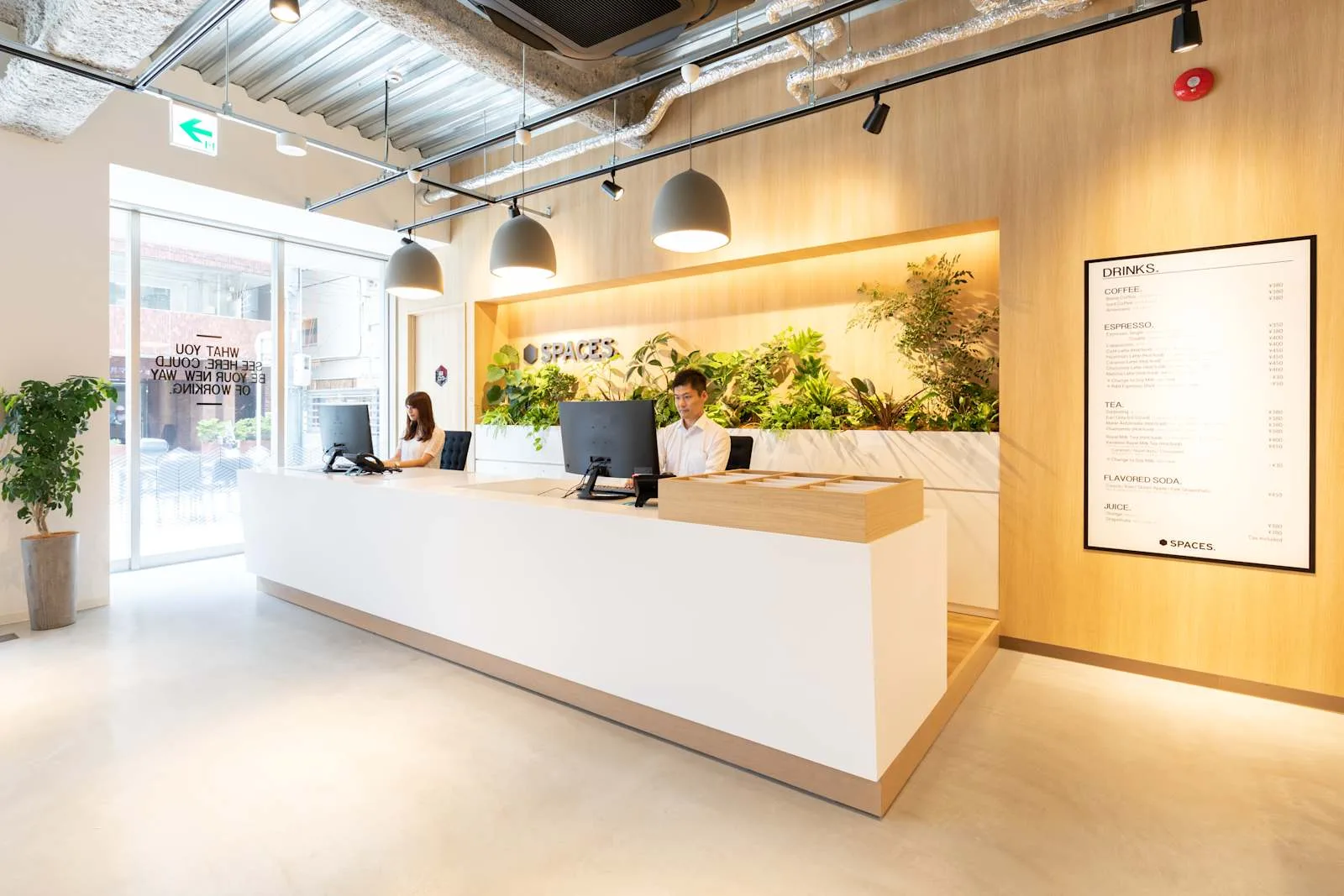 Spaces FUKUOKA, Spaces Hakata Ekimae、受付、福岡